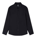 Armani Exchange Camicia Classica Uomo XM000339AF10192 Black - Nero