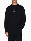 Armani Exchange Felpa Uomo XM000368AF10818 Black - Nero