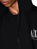 Armani Exchange Felpa Zip Uomo XM000371AF10818 Black - Nero