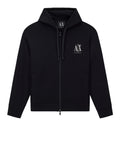 Armani Exchange Felpa Zip Uomo XM000371AF10818 Black - Nero