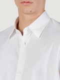 Armani Exchange Camicia Classica Uomo XM001567AF19193 Off White - Bianco
