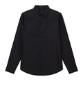 Armani Exchange Camicia Classica Uomo XM001587AF16631 Black - Nero
