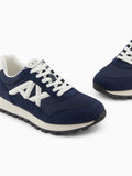 Armani Exchange Sneakers Uomo XM001960AF19388 Navy + Off White - Blu