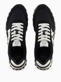 Armani Exchange Sneakers Uomo XM001960AF19388 Black + Off White - Nero