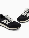 Armani Exchange Sneakers Uomo XM001960AF19388 Black + Off White - Nero