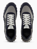Armani Exchange Sneakers Uomo XM001960AF19388 Deep Navy+gray+chime - Blu