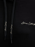 Armani Exchange Felpa Cappuccio Donna XW000836AF13397 Black / Gold - Nero