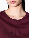 Armani Exchange T-shirt Donna XW001459AF10356 Groove - Bordeaux