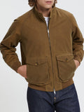 Baracuta Giubbino Waxed Pocket Uomo BRCPS0992 Tan - Marrone
