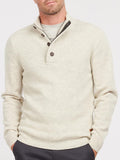 Barbour Pullover Essential Patch Uomo MKN0585 Pearl - Bianco