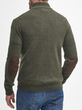 Barbour Pullover Essential Patch Uomo MKN0585 Seaweed - Verde