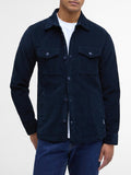 Barbour Camicia Casual Cord Overshirt Uomo MOS0069 Navy - Blu