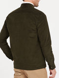 Barbour Camicia Casual in velluto Uomo MOS0069 Olive - Verde