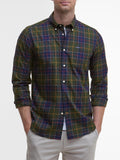Barbour Camicia Casual Wetheram Tailored Uomo MSH4982 Classic Tartan - Verde
