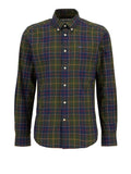Barbour Camicia Casual Wetheram Tailored Uomo MSH4982 Classic Tartan - Verde