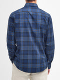 Barbour Camicia Casual Wetheram Tailored Uomo MSH4982 Midnight Tartan - Blu