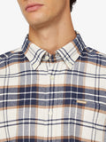 Barbour Camicia Casual Portdown Tailored Uomo MSH5035 Ecru - Avorio