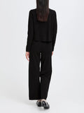 b.young Pantalone Straight Bymmorla Donna 20815303 - Nero