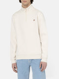 Dickies Felpa Zip Oakport Quarter Zip Heather Gre Uomo DK0A4XD4 - Avorio