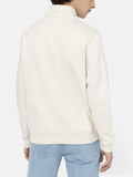 Dickies Felpa Zip Oakport Quarter Zip Heather Gre Uomo DK0A4XD4 - Avorio
