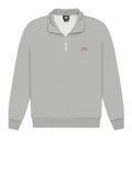 Dickies Felpa Zip Oakport Quarter Zip Heather Gre Uomo DK0A4XD4 Heather Grey - Grigio