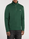 Dickies Felpa Zip Oakport Uomo DK0A4XD4 Pine Needle Gre - Verde