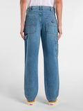 Dickies Jeans Straight Garyville Uomo DK0A4XEC Rinsed Fade - Denim