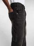 Dickies Jeans Straight Garyville Uomo DK0A4XEC Black Wsh Faded - Nero