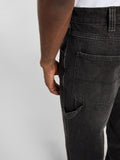 Dickies Jeans Straight Garyville Uomo DK0A4XEC Black Wsh Faded - Nero