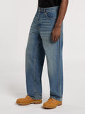 Dickies Jeans Wide Thomasville Uomo DK0A4XYK Khaki Tntd Blue - Denim