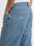 Dickies Jeans Wide Double Knee Uomo DK0A4Y3F - Denim