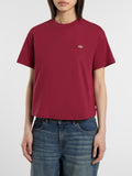 Dickies T-shirt Oakport Boxy Ss Tee Donna DK0A4Y8L - Bordeaux
