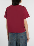 Dickies T-shirt Oakport Boxy Ss Tee Donna DK0A4Y8L - Bordeaux