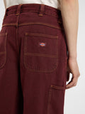 Dickies Jeans Straight Madison Baggy Fit Uomo DK0A4YEC Andorra - Bordeaux