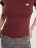 Dickies T-shirt Gladeville Tee Ss W Donna DK0A87QB Andorra - Bordeaux