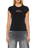 Diesel T-shirt Angie Donna A062680AFAA - Nero