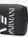 Ea7 Borsa Pochette Beauty Case Unisex 2450763R910 Black/white Logo - Nero