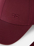 Elisabetta Franchi Berretto con Visiera Rouge Noir Donna CL18F57E2 Rouge Noir - Bordeaux
