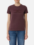 Elisabetta Franchi T-shirt Merlot Donna MA00756E2 Merlot - Bordeaux