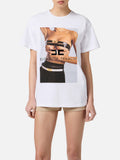 Elisabetta Franchi T-shirt Gesso Donna MA02456E2 Gesso - Avorio