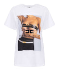 Elisabetta Franchi T-shirt Gesso Donna MA02456E2 Gesso - Avorio