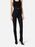 Elisabetta Franchi Pantalone Slim Donna PA13457E2 - Nero
