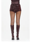 Elisabetta Franchi Shorts Merlot Donna SH01557E2 Merlot - Bordeaux