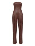 Elisabetta Franchi Jumpsuit Coffee Donna TU06858E2 Coffee - Marrone