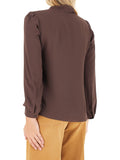 Emme Marella Camicia Casual Camicia Alibi Donna 2525116111200 Testa Di Moro - Marrone