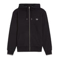 Fred Perry Felpa Zip Uomo J7536 - Nero