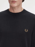 Fred Perry Pullover Uomo K1309 - Nero