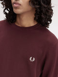 Fred Perry Pullover Uomo K1309 Oxblood - Bordeaux