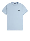 Fred Perry T-shirt Uomo M3519 Light Smoke - Celeste