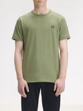 Fred Perry T-shirt Uomo M3519 Olive Mint - Verde